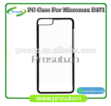 sublimation heat transfer plastic blank diy cell phone case cover skin for SFP-Micromax Canvas Knight2 E471