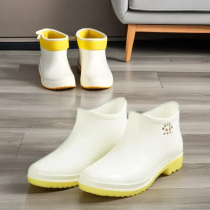 SHENGMING Women's Rubber Rain Boots: Stylish and Functional Outdoor Rain Gear