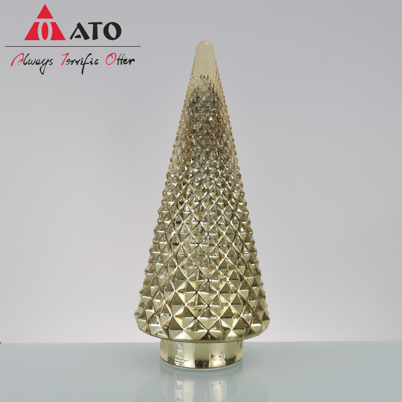 Vertical Golden Table Stand Christmas Tree Home Decoration