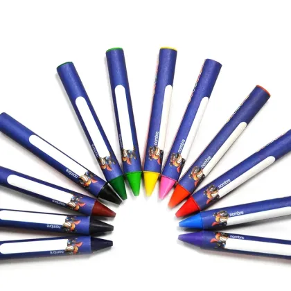 Colorful Art Drawing Non-Toxic Crayon Set - 12 Colors for Kids