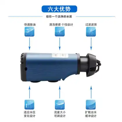 SOBO Fish Tank Surface Filter Oil Remover: SK-03 and SK-05 Aquarium Water Surface Filters