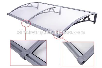 French awning Plastic cover awning waterproof awning window