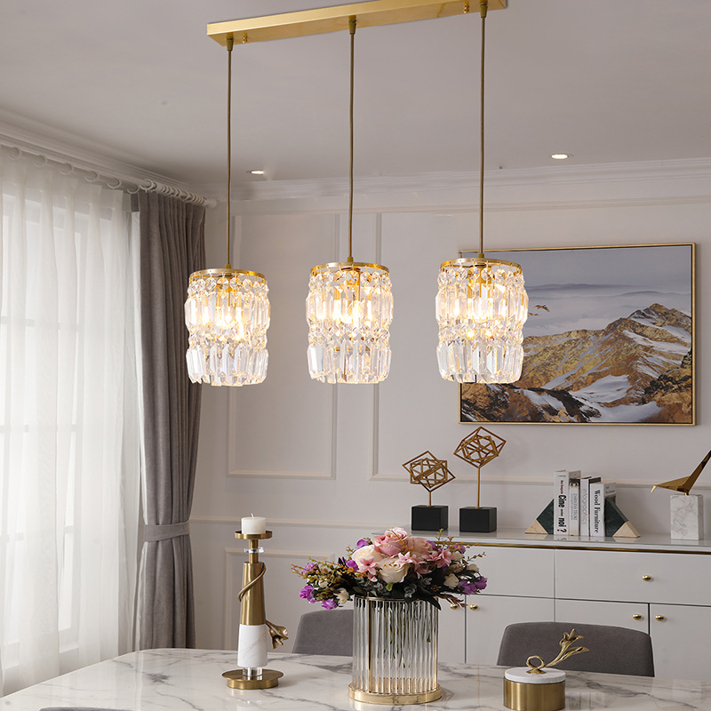 Modern Round Crystal  Pendant LightofApplication Modern Round Pendant Light