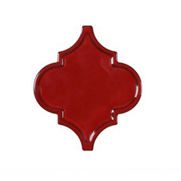 Moderne chinesische Laternenfliesen rot handgefertigte Ziegelküche Wohnzimmer Hintergrund Wand