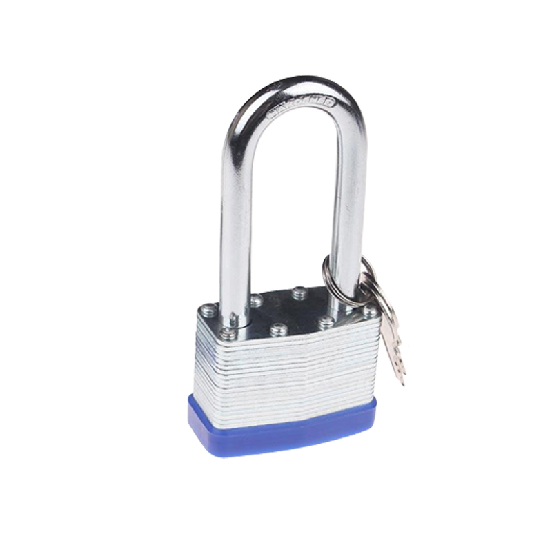 Chrome plated steel shackle Laminated Padlock