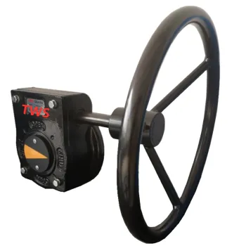 Cast iron  IP 67 DN200 -600 worm gear with handle wheel  Ratio34:1 made in china