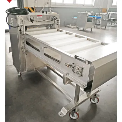 Automatic Multi-Fish Head Cutting and Deheading Equipment - Anchovy Tail Cutter Machine