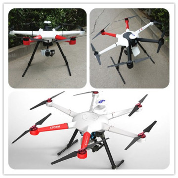 Commercial Drone 800mm Hexacopter 3 Axis Mirroless Gimbal