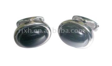 semi-precious stone cufflinks