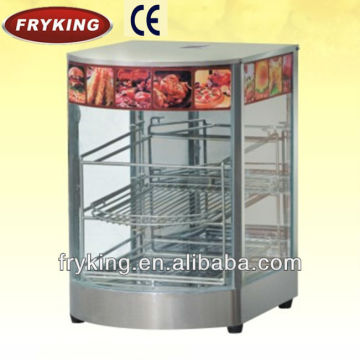 glass food warming cabinet/food warmer