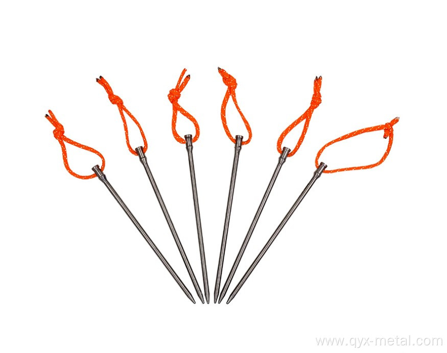 titanium rod tent pegs camping tent peg