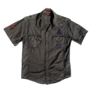 Tabby 100% Cotton Men\'s Short Sleeve Shirt