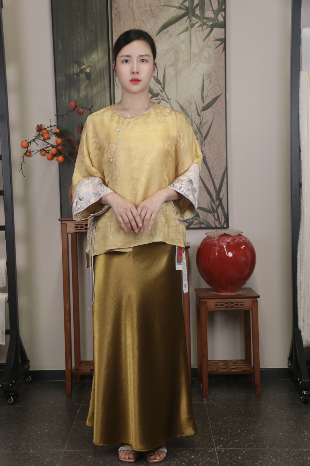 Top de silueta etérea