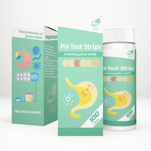 Stomach disease gastric acid ph test strips