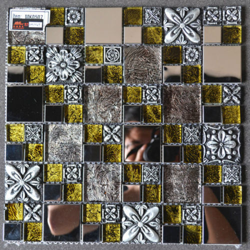 Wall decoration mirror glass mosaic tile
