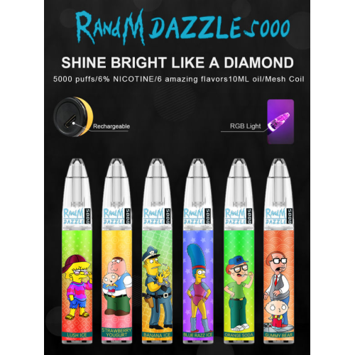 Randm Dazzle 5000 RGB Vape Pod