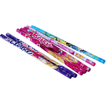 Cute Customized School Student Pencil Kit: HB Wooden Writing Pencil Set with Printed Designs