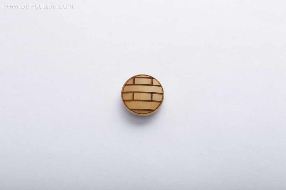 High-quality wooden buttons for suits