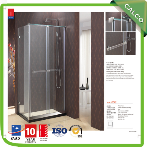 Cadre en alliage d&#39;aluminium ou porte de douche en acier inoxydable 304