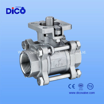 نهاية BSP مع صمام كرة التثبيت 3pc