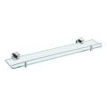 Clear glass shelf with holder clear temper glass