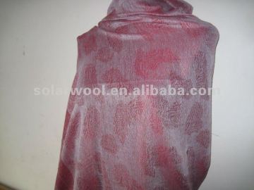 Ladies Fashion Merino Wool Print Scarf