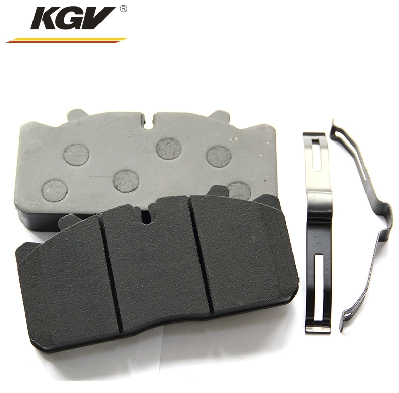 Noiseless brake pads for large trucks