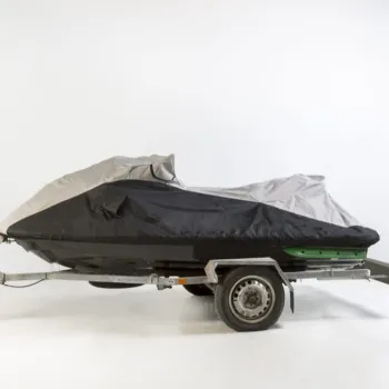 Heavy Duty 600D Polyester Waterproof Outdoor Travel Rib Boat & Jet Ski Cover