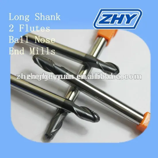 hot selling cnc cutting ball nose steel used carbide end mill cutter
