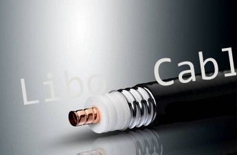1-5/8” Helix Copper Tube Rf Coaxial Cable, Pe Jacket Rf Feeder Cable For Metro Stations