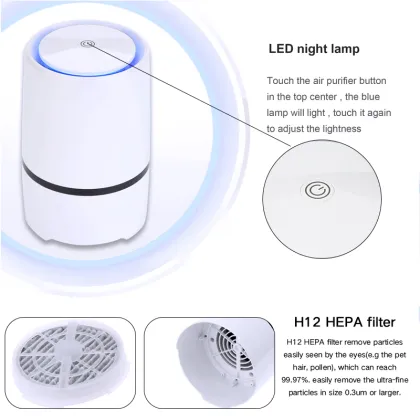 Anion Air Purification Activated Carbon Air Freshener Ionizer Cleaner Air Purifier