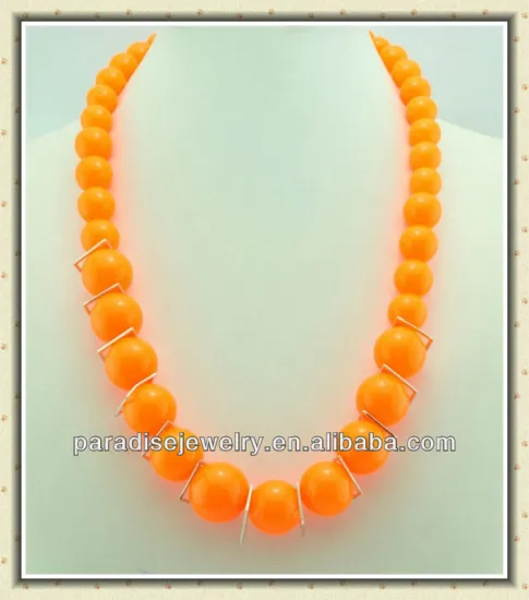 2013 Spring fashion jewelry handmade colorful beaded necklace for women NE-23081-7