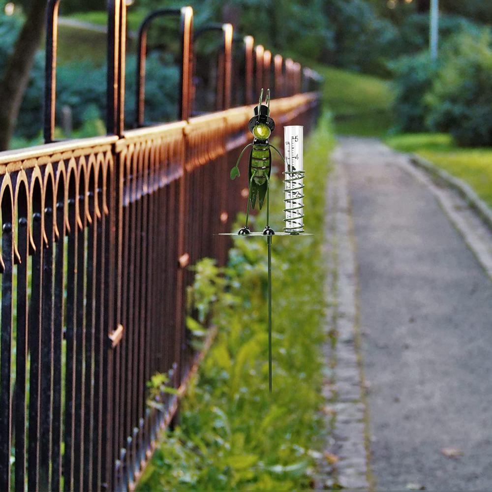 Regenmessstufe für Gartengarten Stakes Dekor