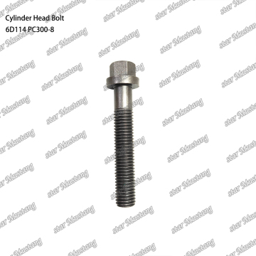 6D114 PC300-8 Cylinder Head Bolt for Komatsu Engine Parts