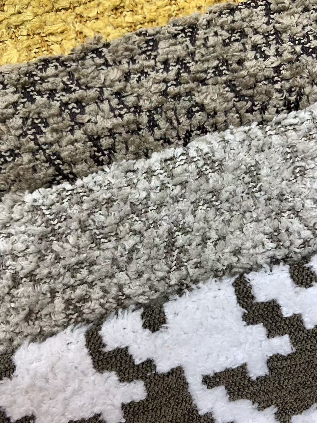 High Quality Houndstooth Upholstery Fabric for Sofa