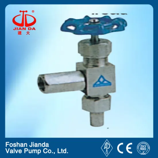 GJ24W/H Type pressure gauge 316 globe valve