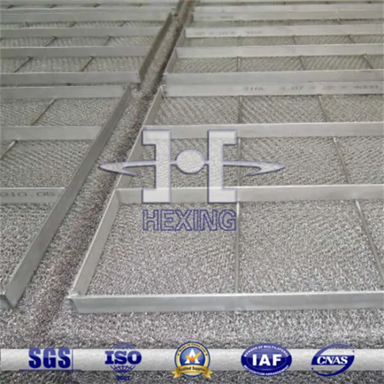 Stainless Steel Wire Mesh Demister Pad With Grid(Factory)