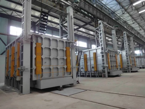 Bogie hearth type tempering furnace