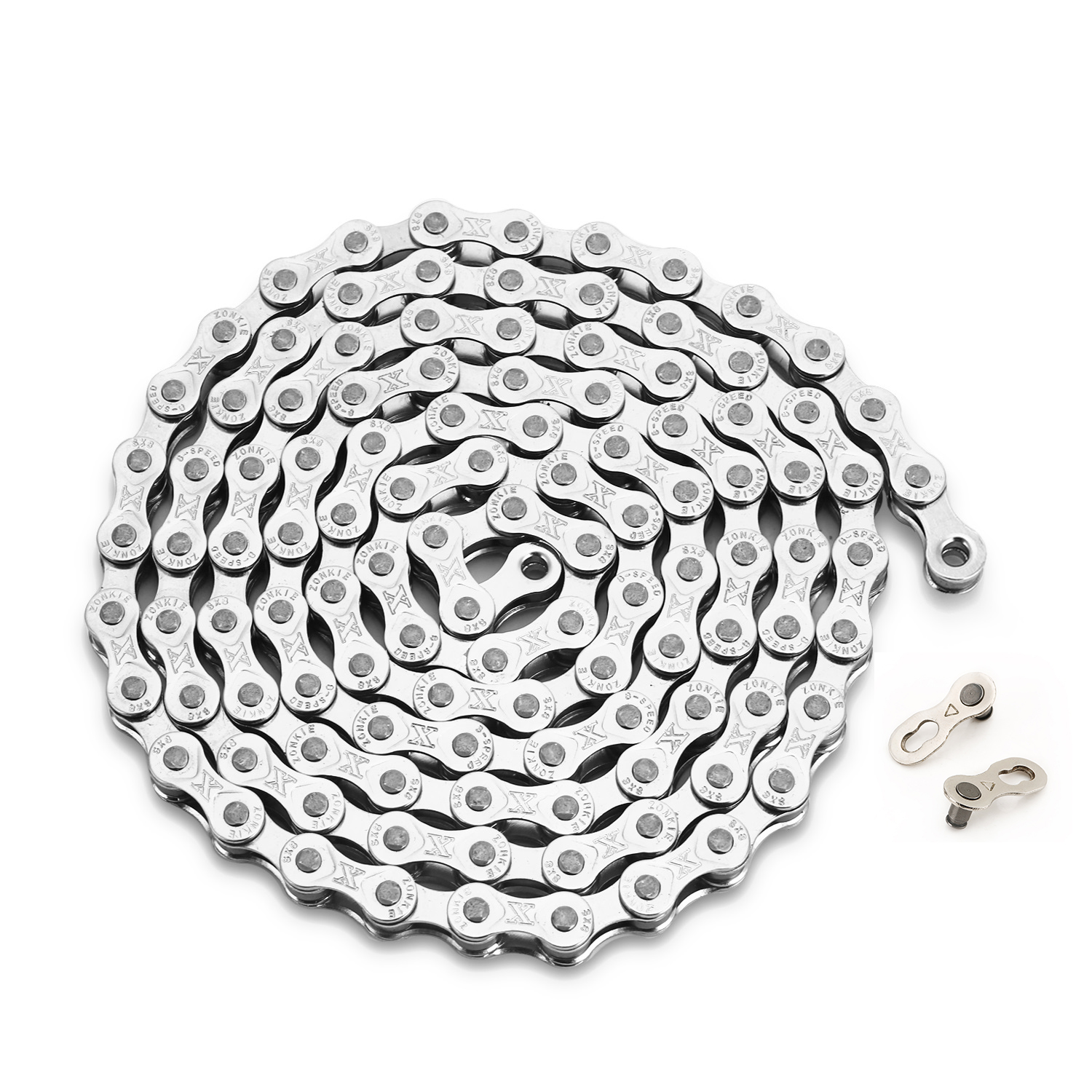 5/6/7/8-Speed Bicycles Chain 1/2 x 3/32 Inch 