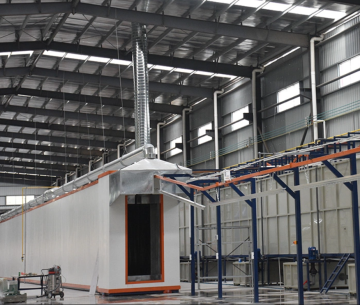 Surface coating production line