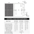 Topcon Glas-Glas 16BB 182 mm 108Cells Polovičné solárne panely