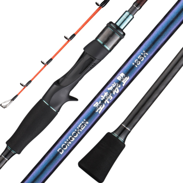 1.85m Squid Jigging Fishing Rod with Fuji Guide Rings and Solid Titanium Alloy Soft Tips