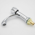 Single cold faucet desktop wash basin