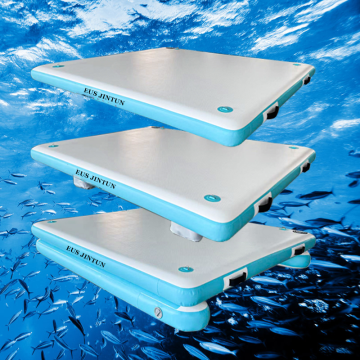 OEM PVC PVC DropStitch صيد الرصيف لركوب الزوارب SUP Dock المياه الصيد تعويم