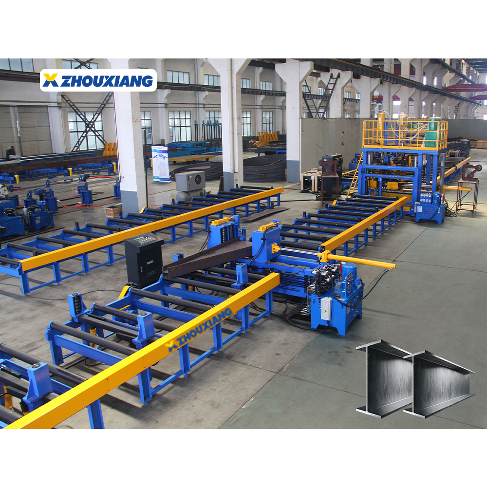 Línea de producción horizontal de soldadura de haz H altamente automatizada