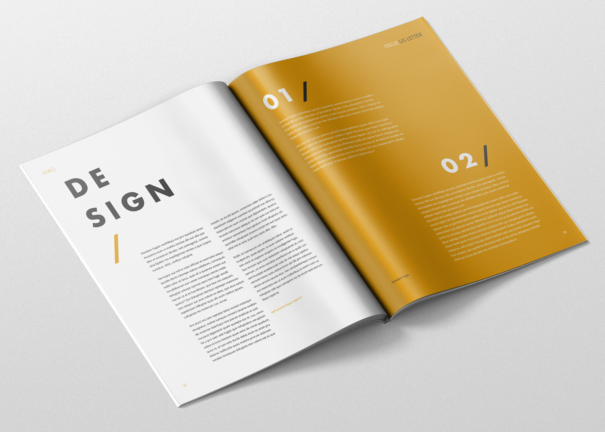Customizable advertising brochure design