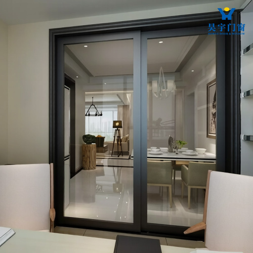 Porte levante et coulissante moderne pour l'entrée de la maison