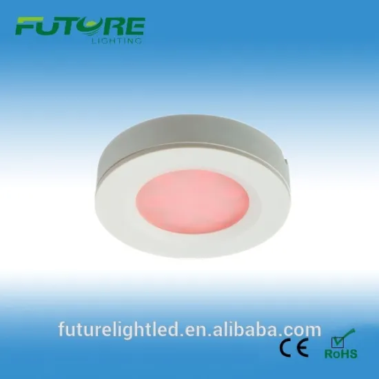 RGB 12VDC round led ceiling puck light