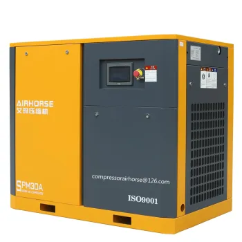 8bar 75hp oil injected rotary screw air compressor