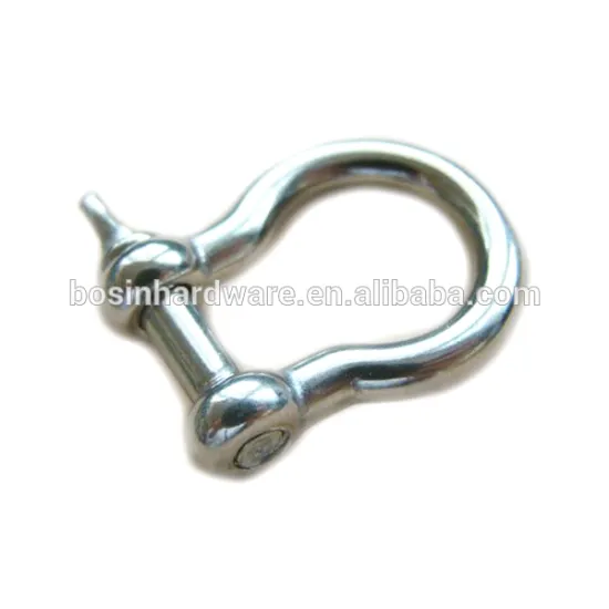 Fashion High Quality Metal Bow Shape Stainless Steel Shackle